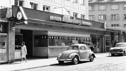 Juwelier Willenberg in der Schillerstraße 24 1/10, Mainz 60er Jahre